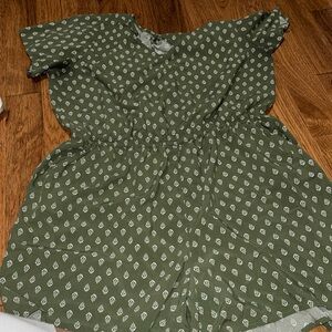 Old Navy Neck Flutter-Sleeve Romper